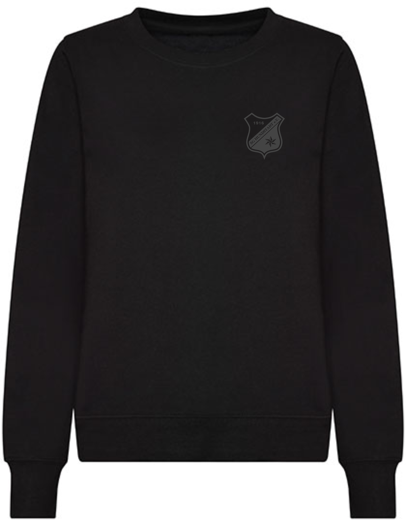 Essential One All Black Sweatshirt Damen